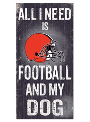 Cleveland Browns Football and My Dog Sign