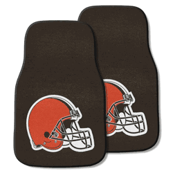 Cleveland Browns Front Carpet Car Mat Set - 2 Pieces