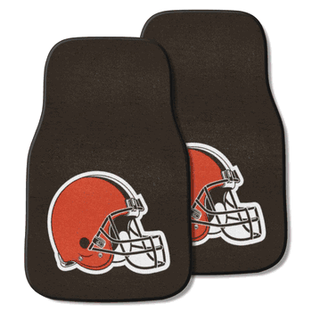Cleveland Browns Front Carpet Car Mat Set - 2 Pieces
