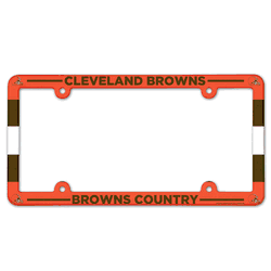 Cleveland Browns Full Color License Plate Frame