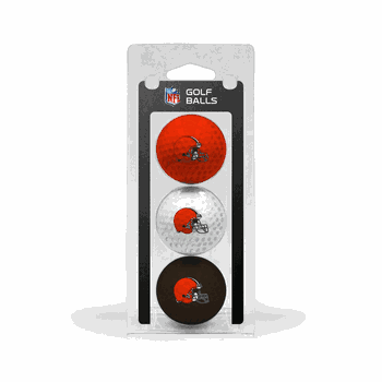 Cleveland Browns Golf Balls - 3 Pack