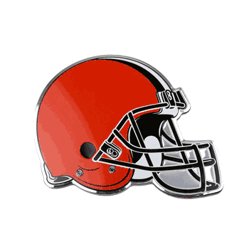 Cleveland Browns Heavy Duty Aluminum Embossed Color Emblem