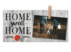Cleveland Browns Home Sweet Home Clothespin 6x12