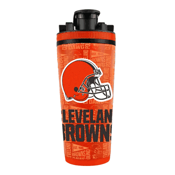 Cleveland Browns Ice Shaker 26oz Stainless Steel