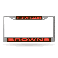 Cleveland Browns Laser Chrome Frame