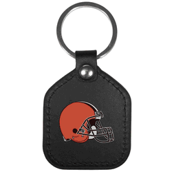Cleveland Browns Leather Square Key Chains