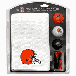 Cleveland Browns Microfiber Towel Gift Set - 16 x 40 (White)