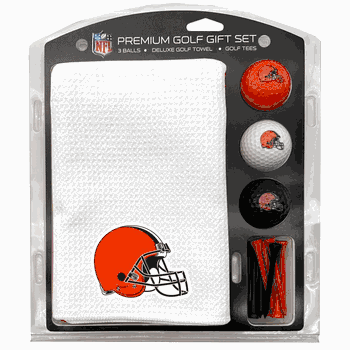 Cleveland Browns Microfiber Towel Gift Set - 16 x 40 (White)