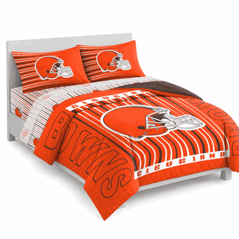 Cleveland Browns Momentum Bed In A Bag Queen
