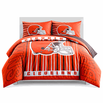 Cleveland Browns Momentum Bedding Comforter Set F/Q