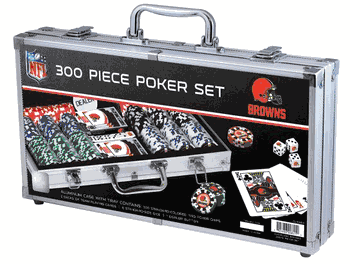 Cleveland Browns NFL 300pc Poker Set