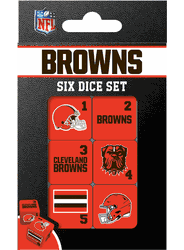 Cleveland Browns NFL Dice Set