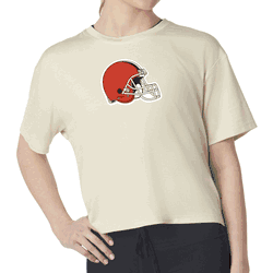 Cleveland Browns NFL Kadi Turnout Tee Bone XS