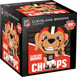 Cleveland Browns NFL Mascot 100 Piece Square Puzzle