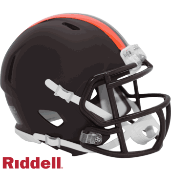 Cleveland Browns NFL Mini Speed Football Helmet NEW FOR 2025 - Alpha Dog