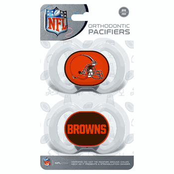 Cleveland Browns Pacifier 2-Pack