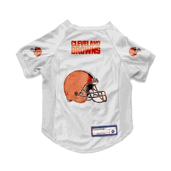 Cleveland Browns Pet Stretch Jersey L