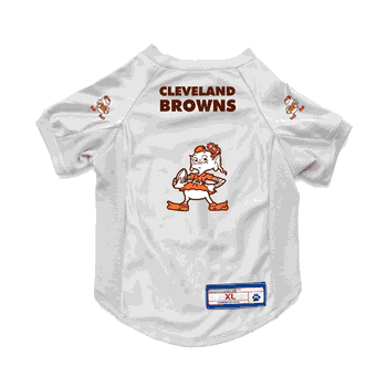 Cleveland Browns Pet Stretch Jersey L