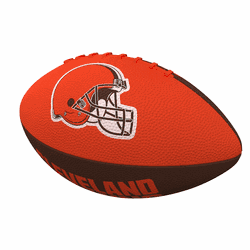 Cleveland Browns Pinwheel Logo Junior-Size Rubber Football