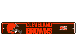 Cleveland Browns Plastic Street Sign