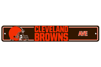 Cleveland Browns Plastic Street Sign