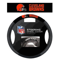 Cleveland Browns Poly-Suede Steering Wheel Cover