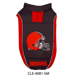 Cleveland Browns Puffer Vest Small