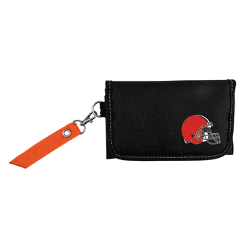 Cleveland Browns Ribbon Organizer Wallet Orange