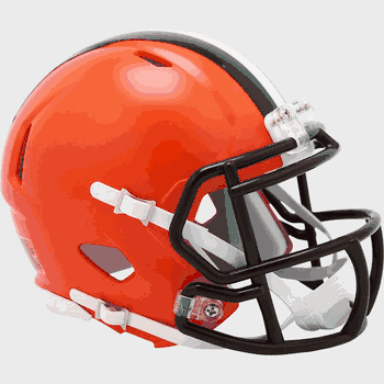  Cleveland Browns 2020 to 2023 Riddell Mini Speed Throwback Helmet