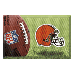 Cleveland Browns Rubber Scraper Door Mat