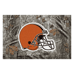 Cleveland Browns Rubber Scraper Door Mat Camo