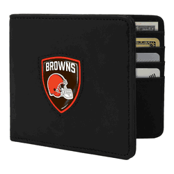 Cleveland Browns Shield Wallet - Brown