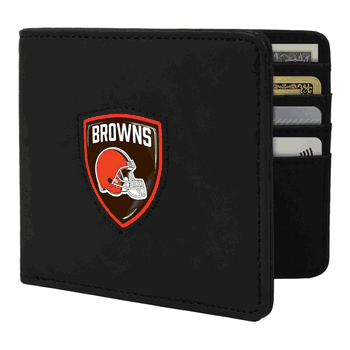 Cleveland Browns Shield Wallet - Brown