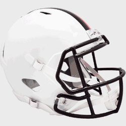 Cleveland Browns Speed Replica Football Helmet 2023 Alternate On-Field White
