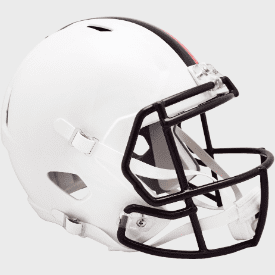 Cleveland Browns Speed Replica Football Helmet 2023 Alternate On-Field White