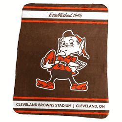 Cleveland Browns Stadium Classic Fleece Throw