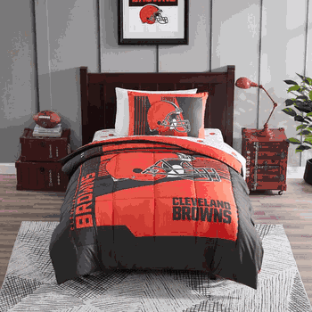 Cleveland Browns Status Bed In A Bag Twin