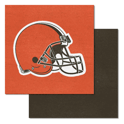 Cleveland Browns Team Carpet Tiles - 45 Sq Ft.