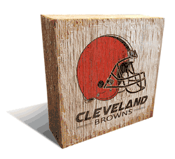 Cleveland Browns Team Logo Block 6X6