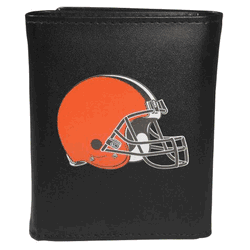Cleveland Browns Tri-fold Wallet Large Logo