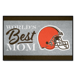 Cleveland Browns World's Best Mom Starter Mat Accent Rug - 19in. x 30in.