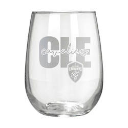 Cleveland Cavaliers 17oz Stemmless Wine Glass