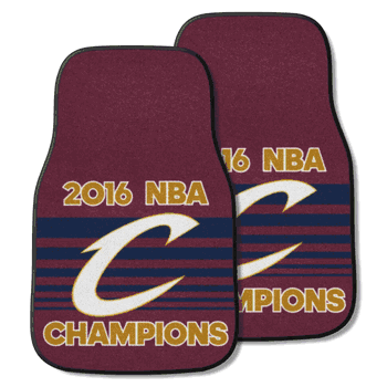 Cleveland Cavaliers 2016 NBA Champions Front Carpet Car Mat Set - 2 Pieces