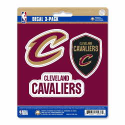 Cleveland Cavaliers 3 Piece Decal Sticker Set