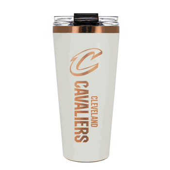 Cleveland Cavaliers 32oz Crme and Copper Big Slim Tumbler with Straw