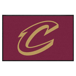 Cleveland Cavaliers 4X6 High-Traffic Mat with Durable Rubber Backing - Landscape Orientation