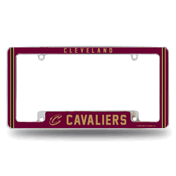 Cleveland Cavaliers Alternate Design All Over Chrome Frame