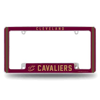 Cleveland Cavaliers Alternate Design All Over Chrome Frame