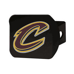 Cleveland Cavaliers Black Metal Hitch Cover - 3D Color Emblem