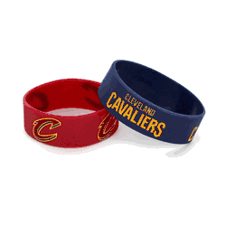 Cleveland Cavaliers Bracelets 2 Pack Wide
